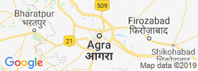 Agra map